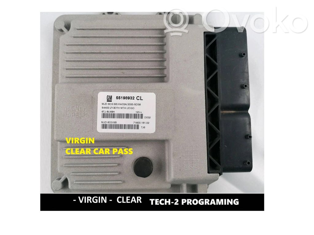 Opel Corsa D Engine control unit/module 