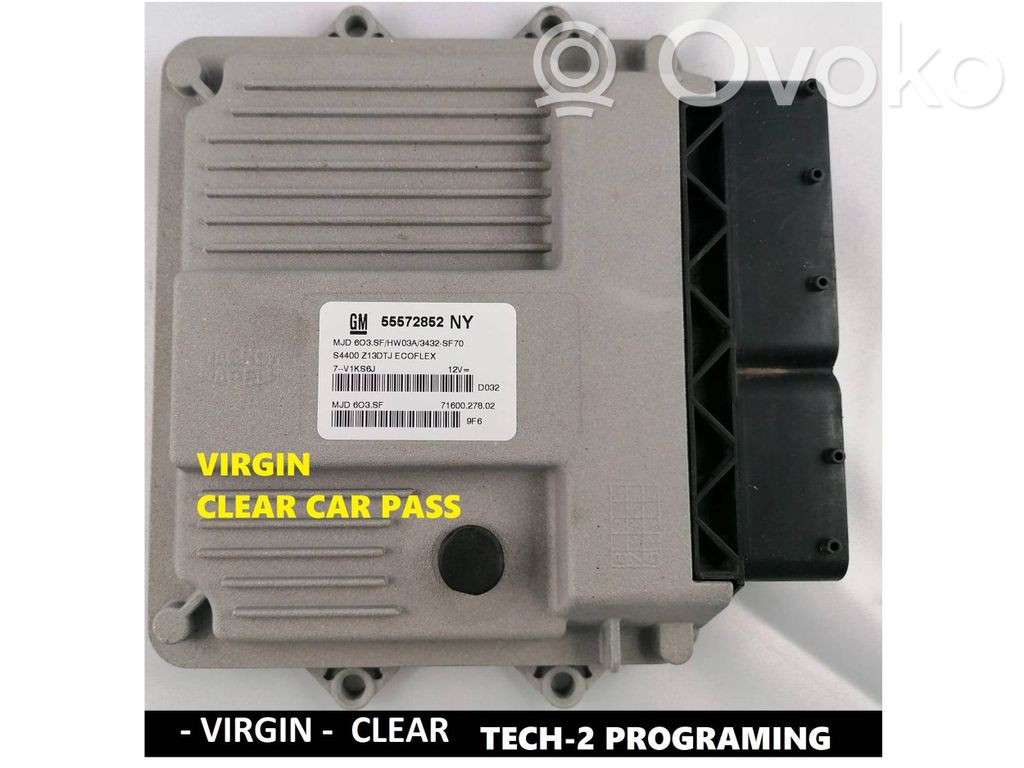 Engine control unit/module ECU   55572852NY,55572852