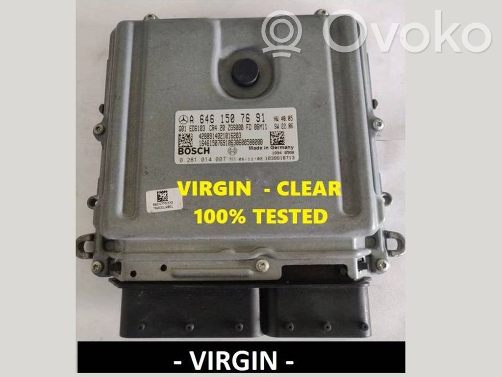 Mercedes-Benz Vito Viano W639 Engine control unit/module 