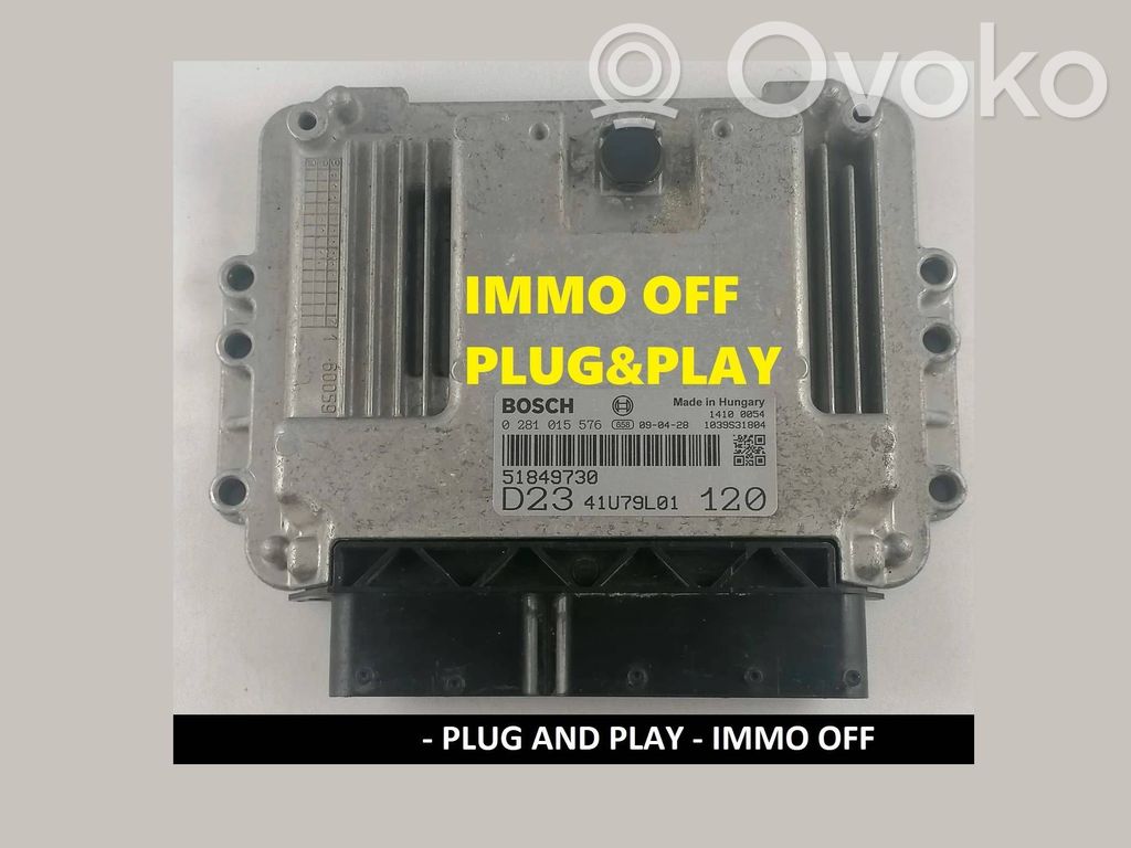 Engine control unit/module   51849730,0281015576,41079L01