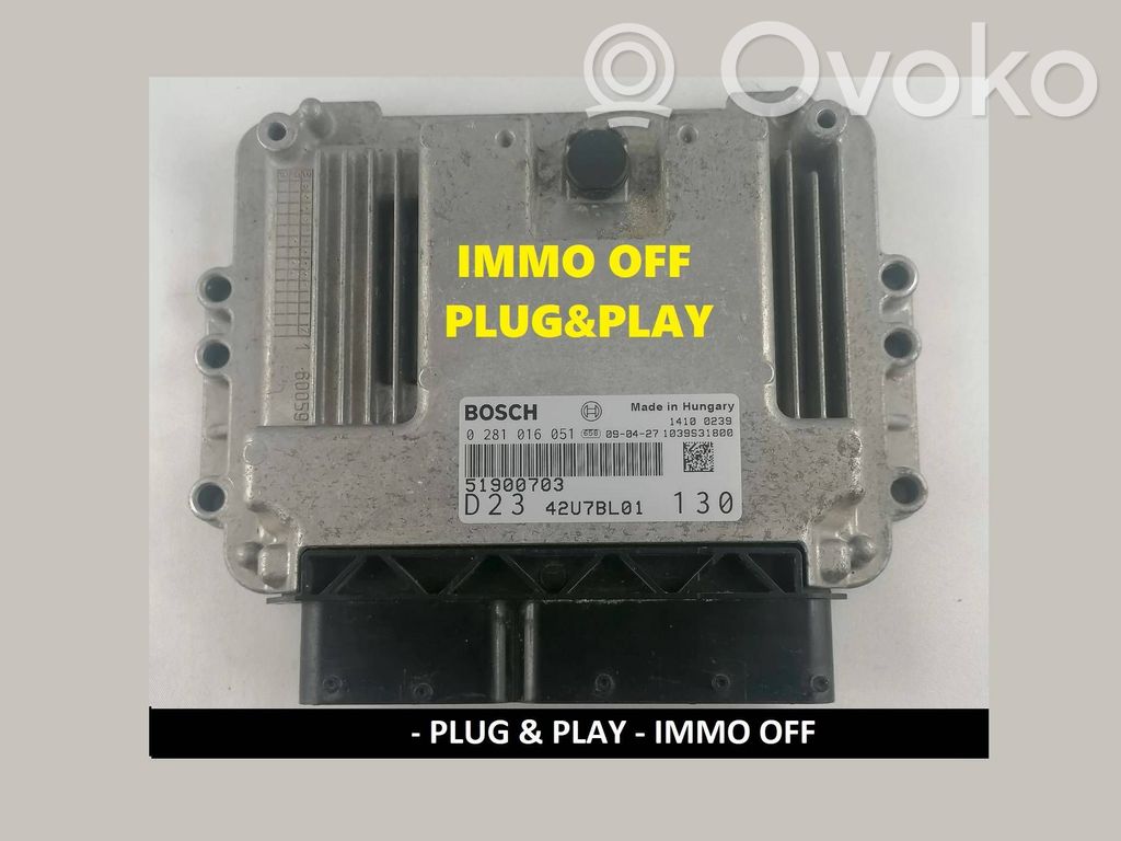 Fiat Ducato Engine control unit/module ECU 