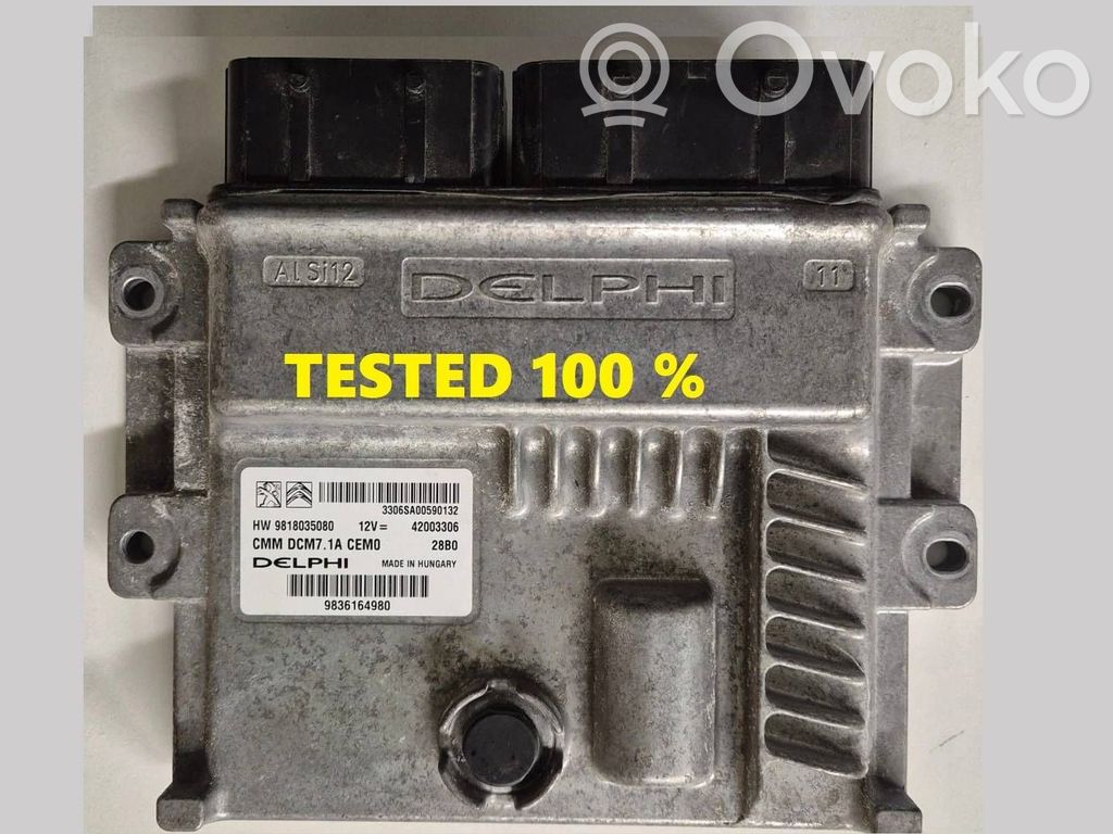 Peugeot 3008 II Engine control unit/module 