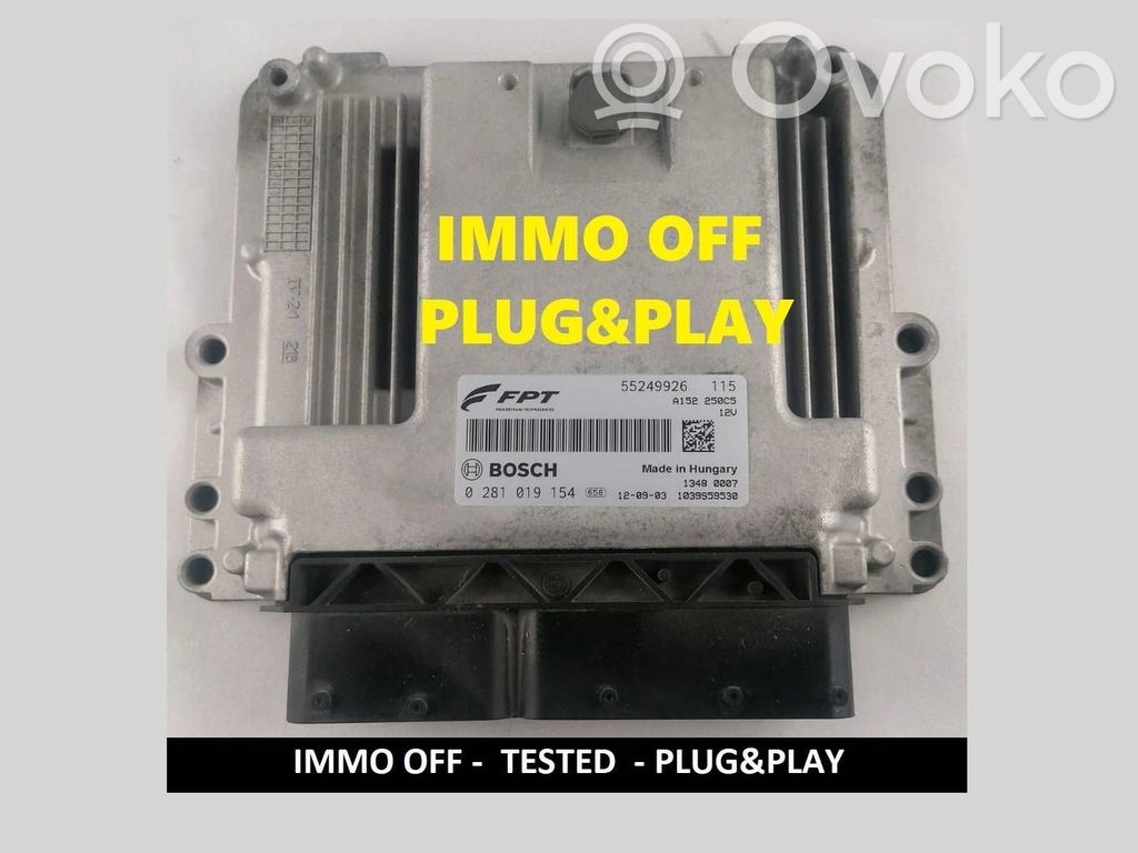 Engine control unit/module ECU   55249926,0281019154
