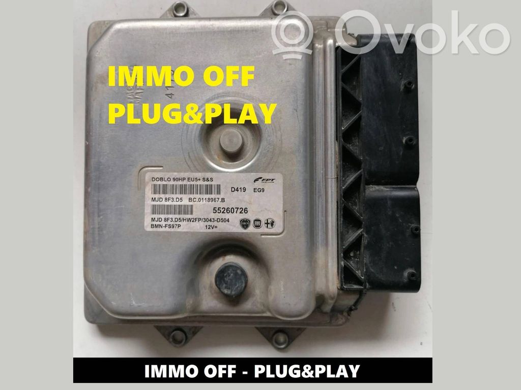 Opel Combo D Engine control unit/module 