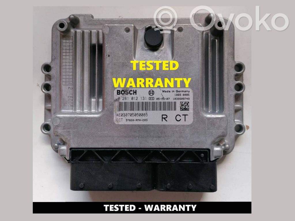 Engine control unit/module   0281012131,37820RMAE03,AE030705050085