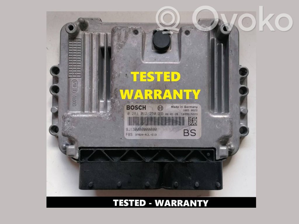 Engine control unit/module   0281012250,37820RJLE13,9130000000000,37820RJLE13