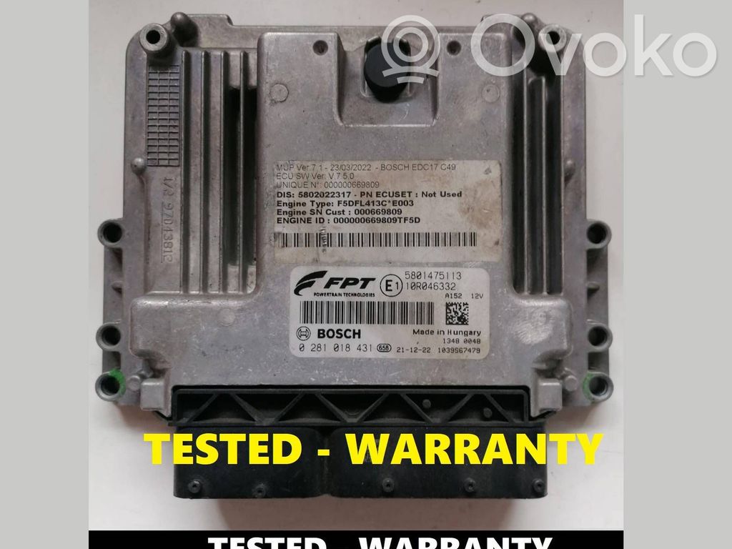 Iveco Daily 5th gen Engine control unit/module 