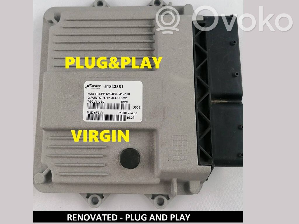 Fiat Punto Evo Sterownik / Moduł ECU 