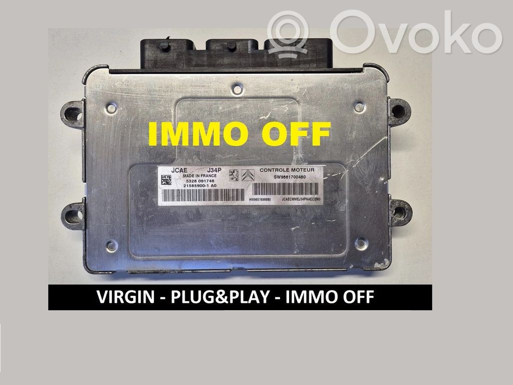 Peugeot 207 Engine control unit/module 
