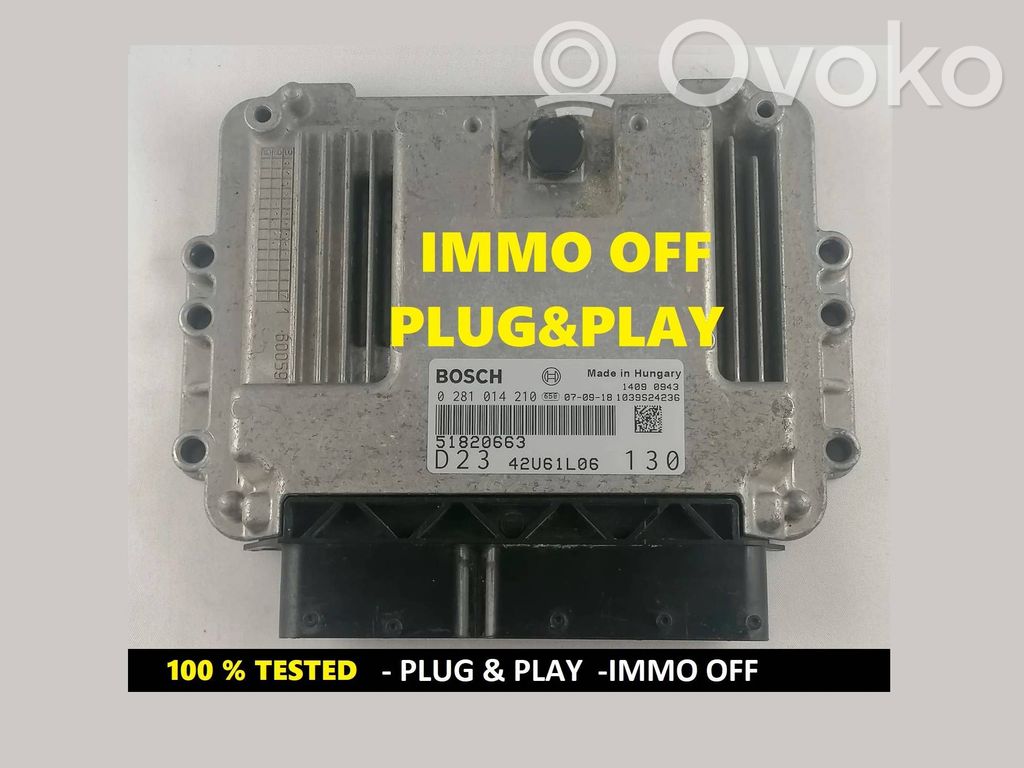 Fiat Ducato Engine control unit/module ECU 
