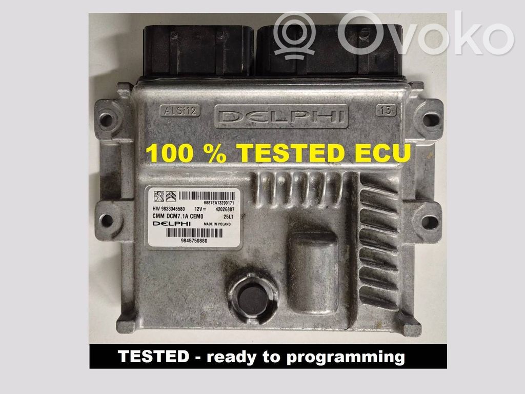 Citroen Jumpy Engine control unit/module 