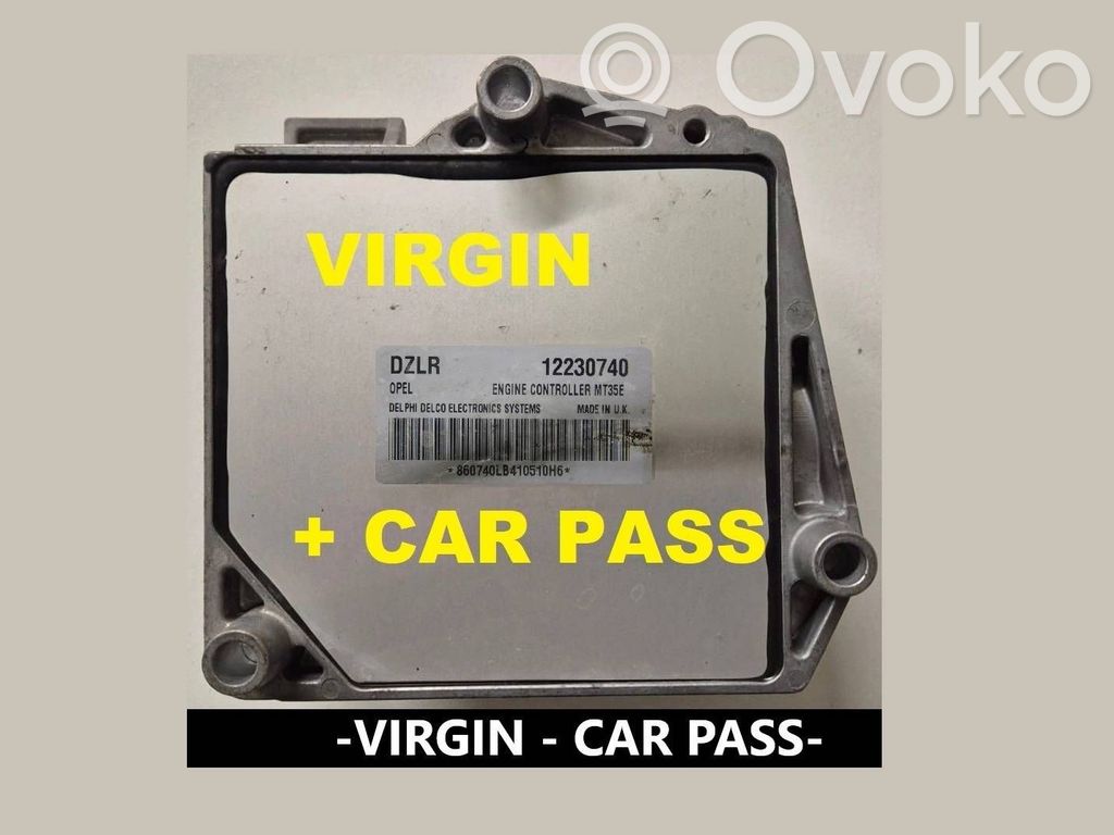 Komputer / Sterownik ECU silnika   12230740,12230740DZLR,DZLR