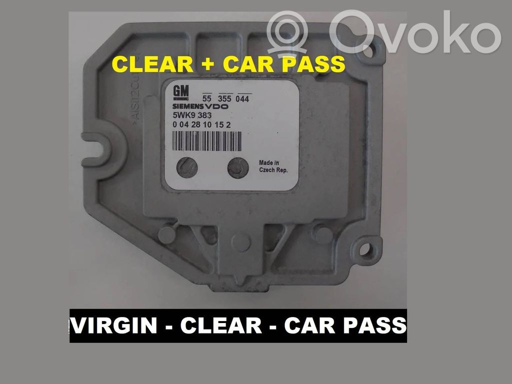 Opel Meriva A Engine control unit/module ECU 