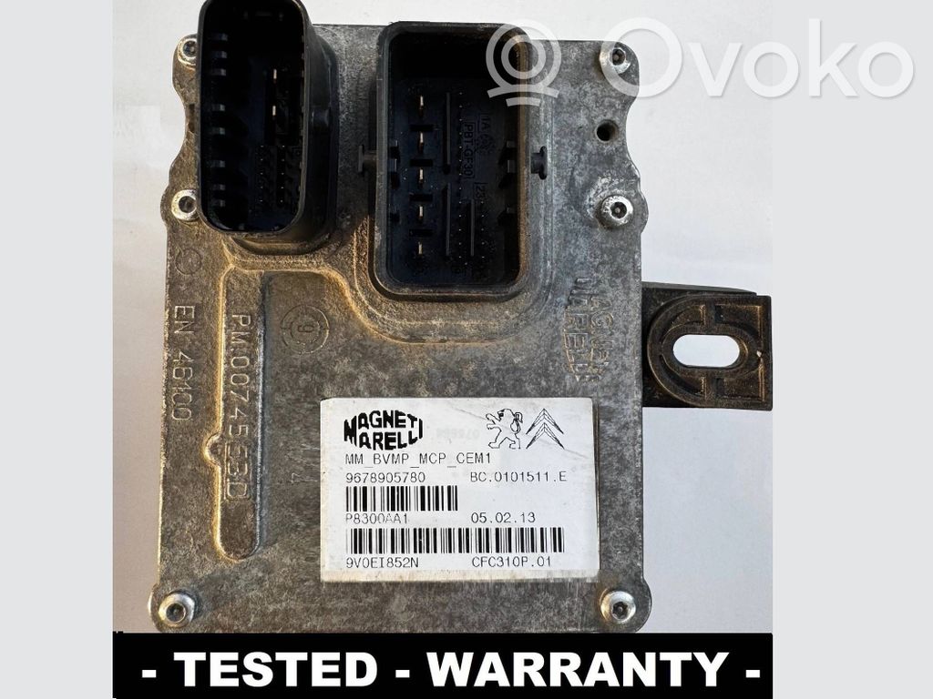 Gearbox control unit/module   9678905780,BC0101511E,P8300AA1
