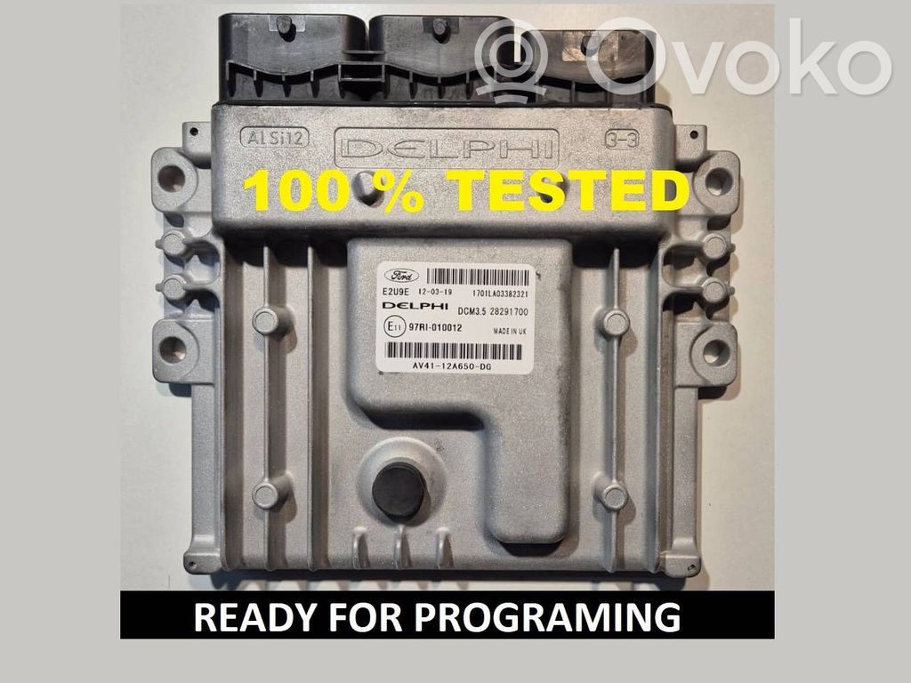 Unité de commande, module ECU de moteur   28291700,AV4112A650DG,17Q01A03382321,97RI010012