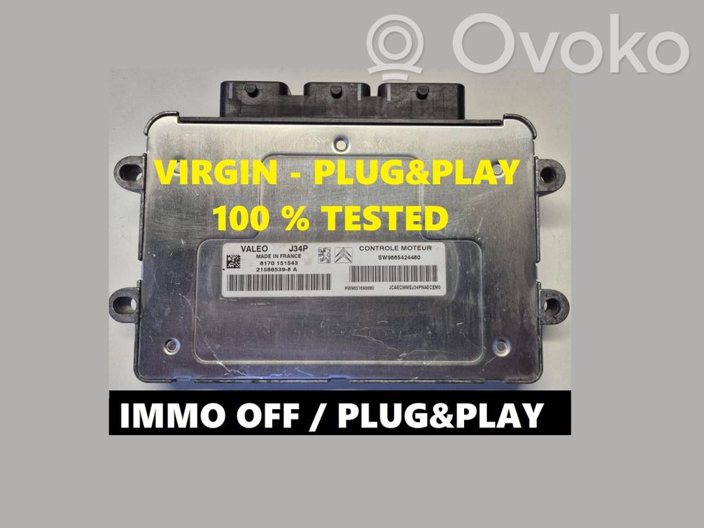 Peugeot 207 CC Engine control unit/module 