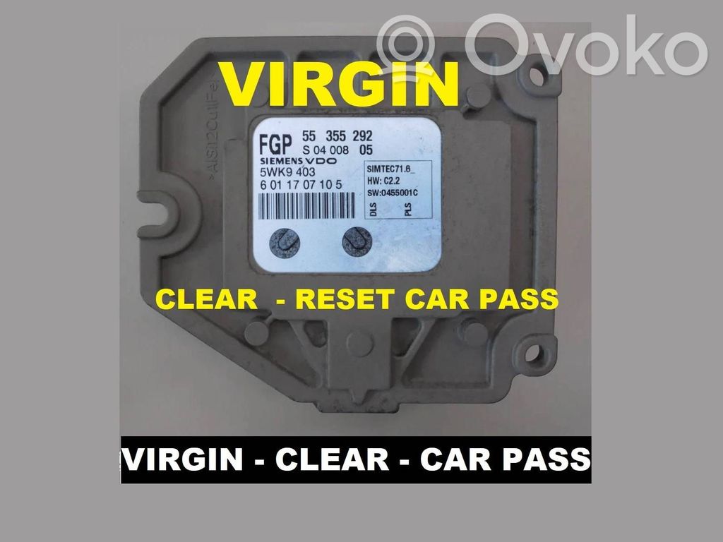 Engine control unit/module   55355292,5WK9403,6011707105