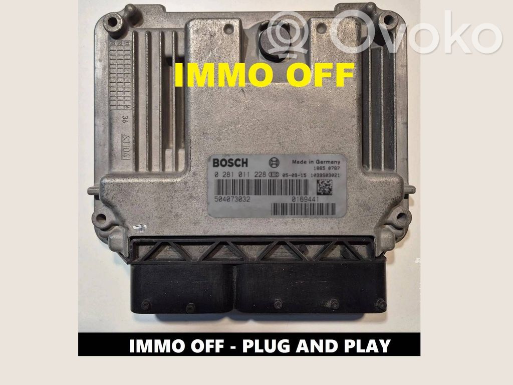 Engine control unit/module ECU   0281011228,504073032