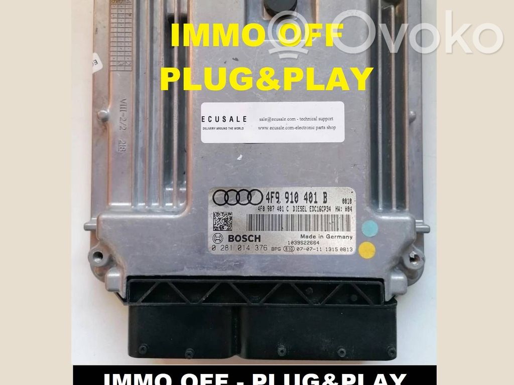 Audi A6 S6 C6 4F Engine control unit/module 
