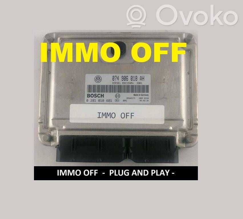 Volkswagen Transporter - Caravelle T4 Engine control unit/module 