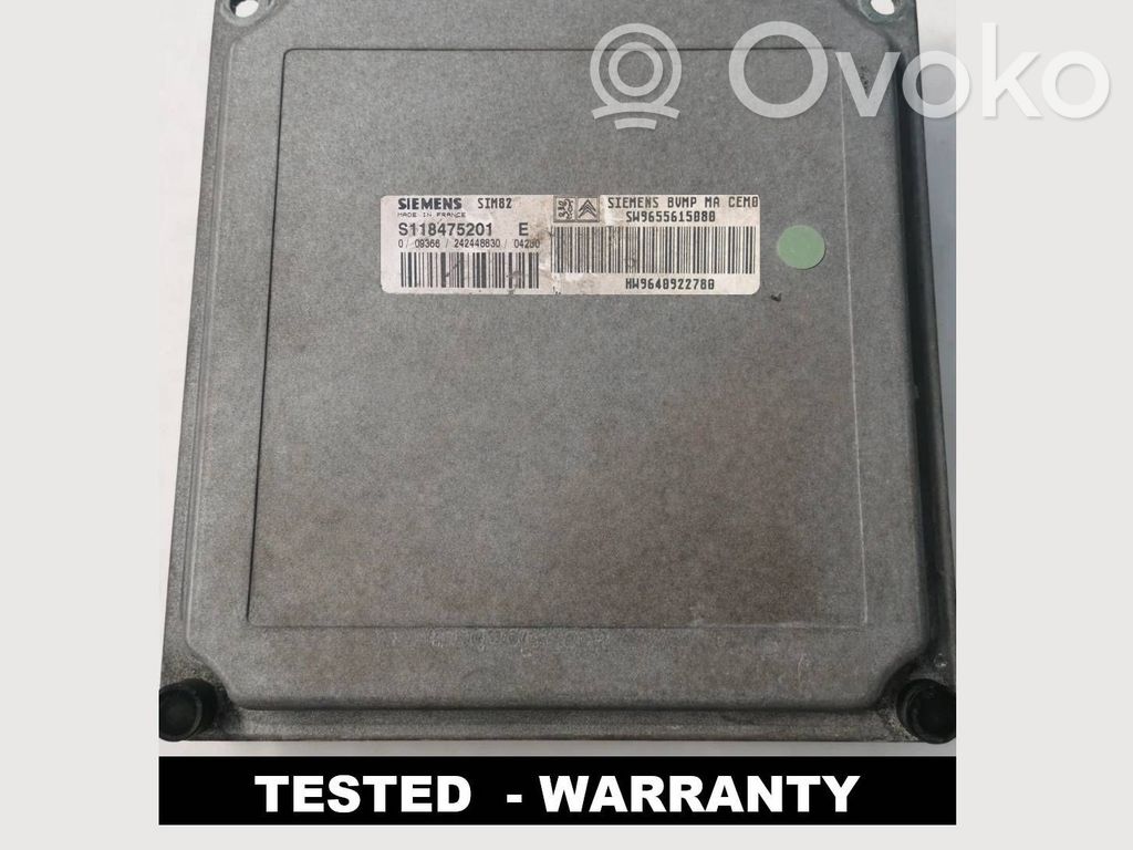 Gearbox control unit/module   S118475201E,SW9655615080,HW9640922780