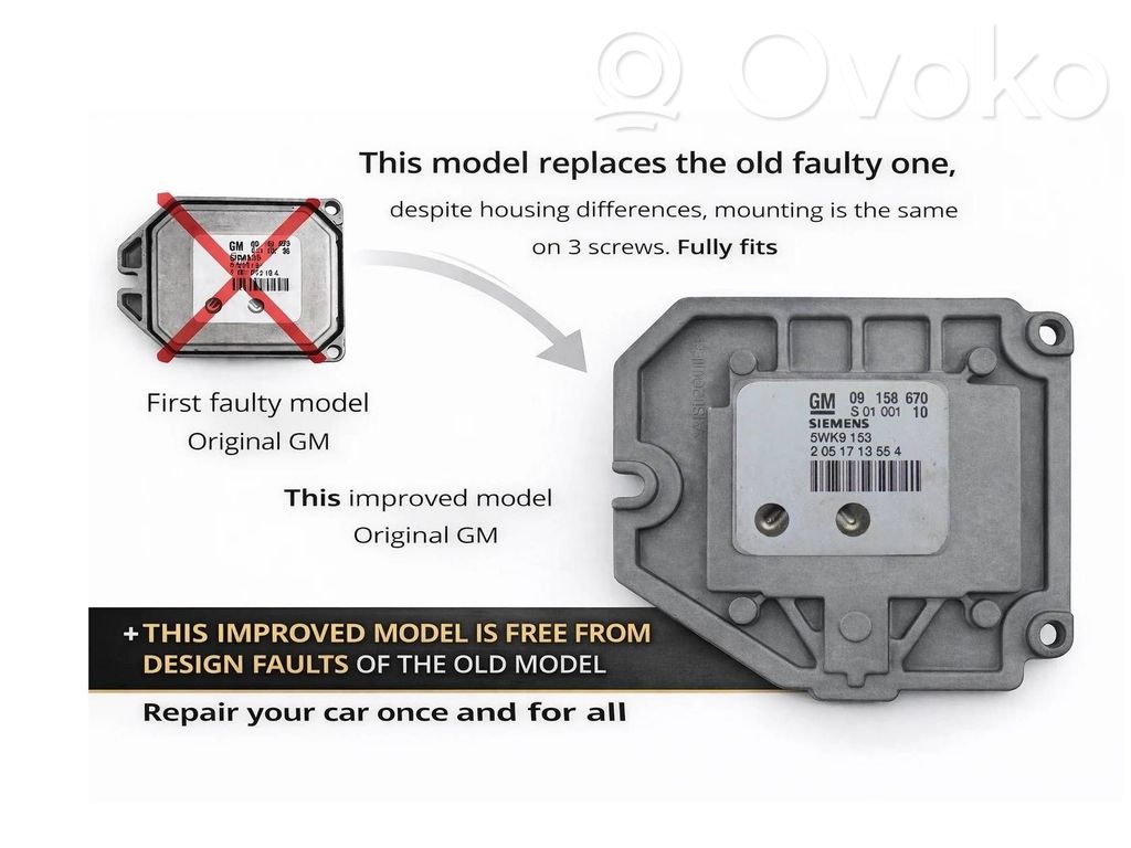 Opel Zafira A Komputer / Sterownik ECU silnika 