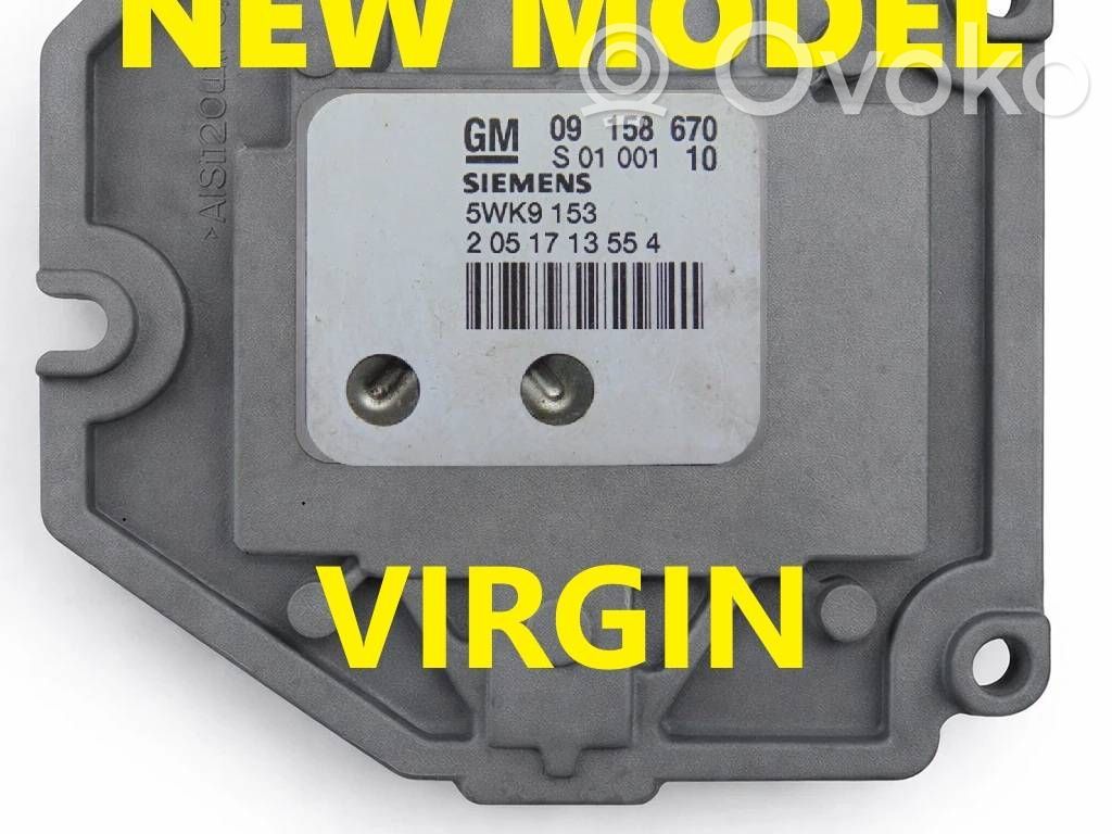 Opel Zafira A Komputer / Sterownik ECU silnika 