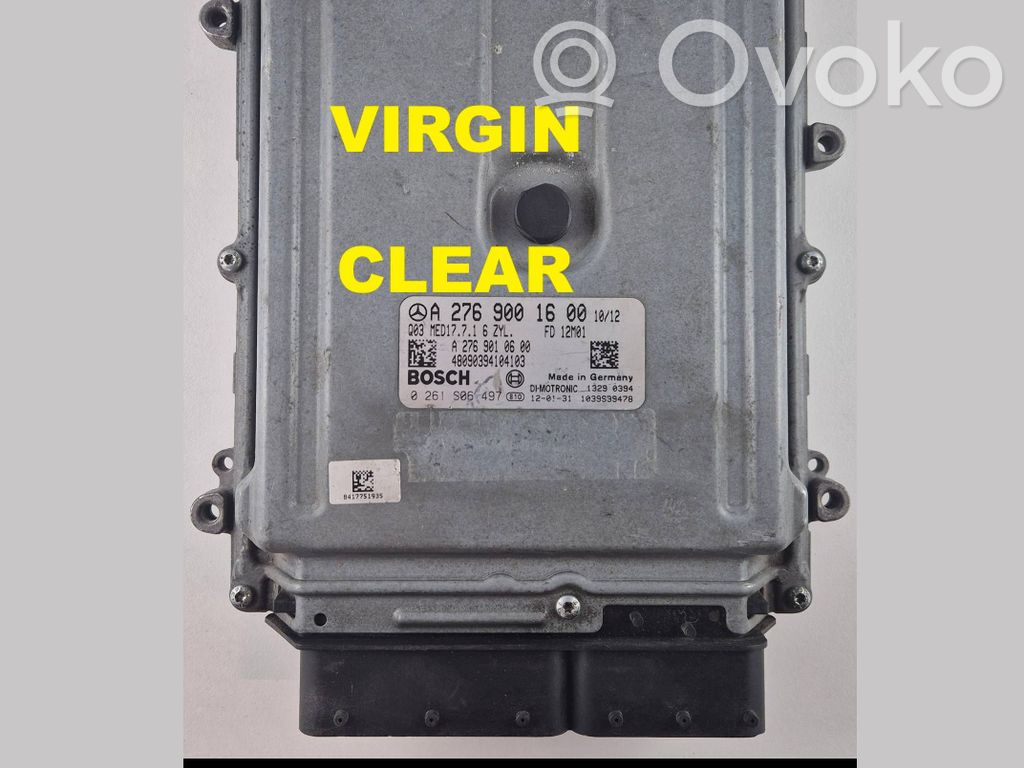 Engine control unit/module   0261S06497,A2769001600