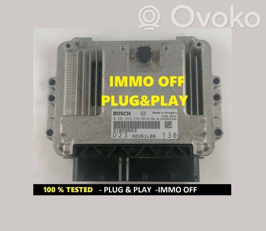 Engine control unit/module   51820663,0281014210,42U61L06