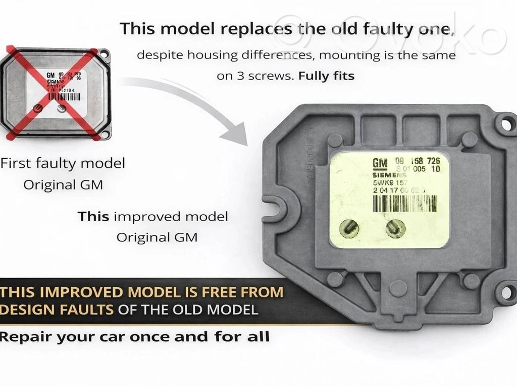 Opel Zafira A Engine control unit/module ECU 