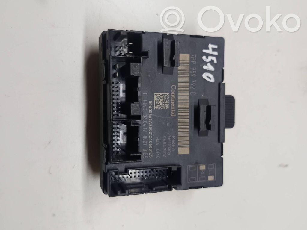 Porsche Panamera (970) Door control unit/module 