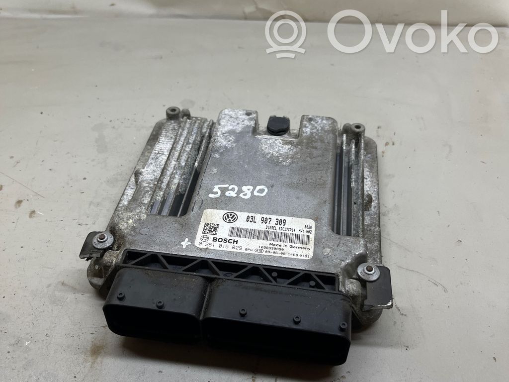 Engine control unit/module   03L907309,0281015029