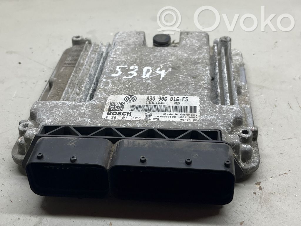 Volkswagen Touareg I Engine control unit/module 