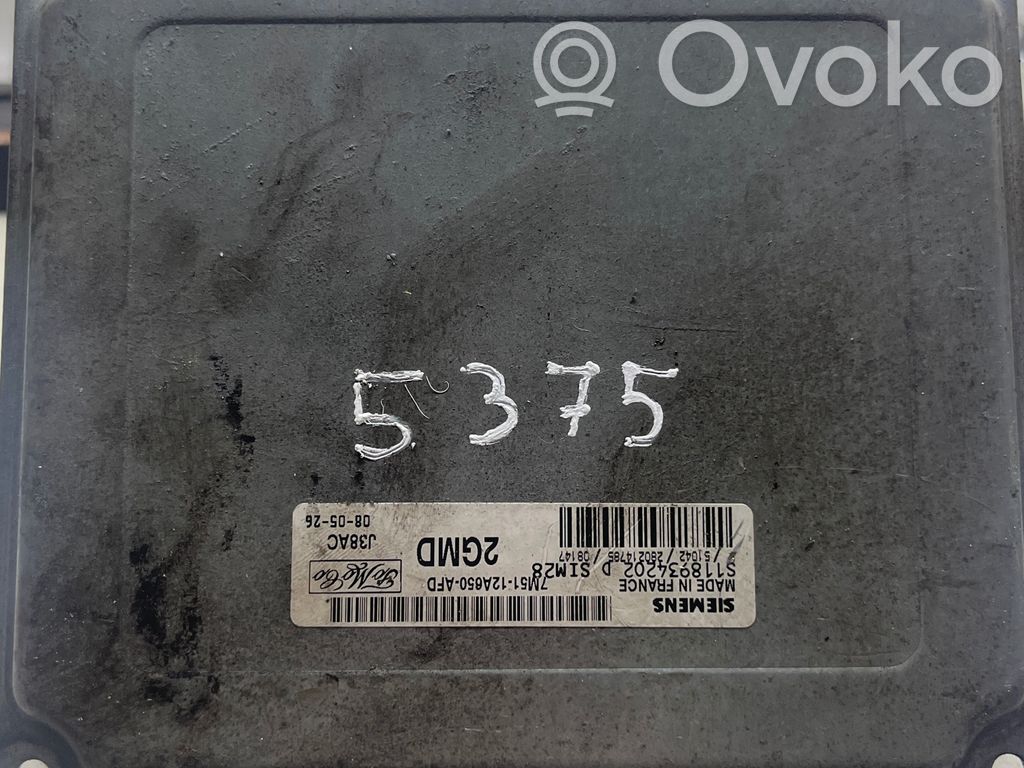 Engine control unit/module   7M5112A650AFD,S118934202D
