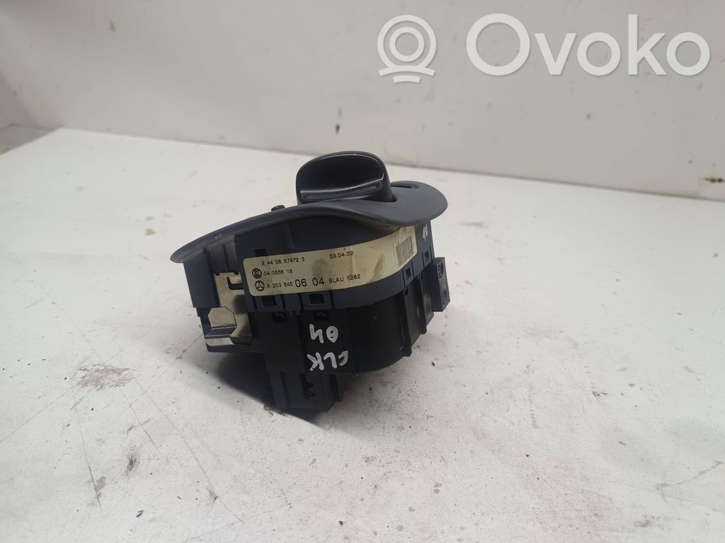 Mercedes-Benz CLK A209 C209 Interruptor de luz 