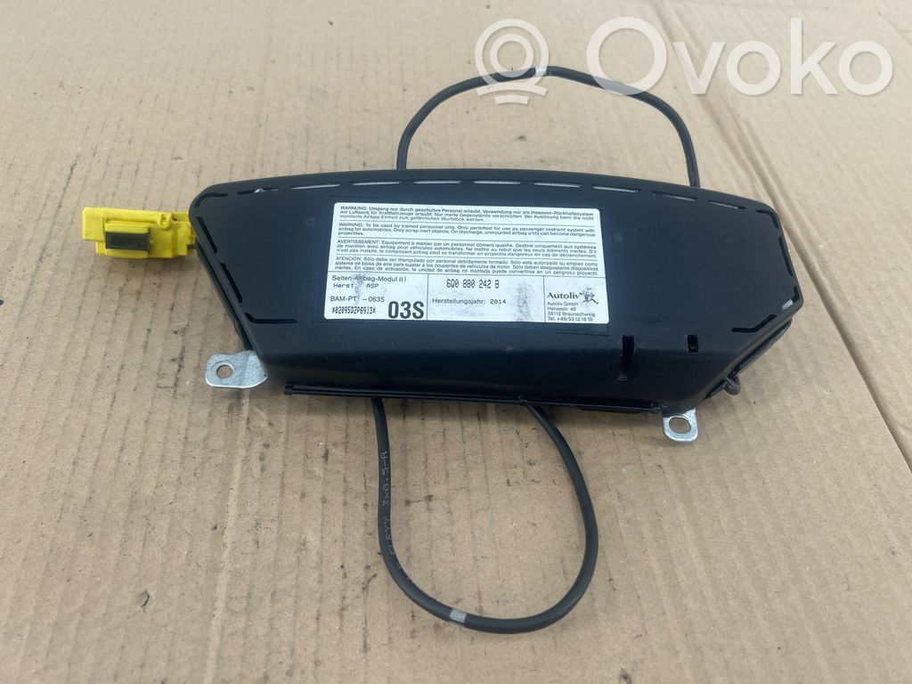 Skoda Fabia Mk2 (5J) Airbag del asiento 