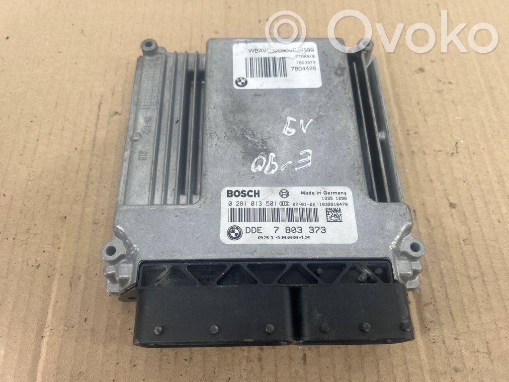 BMW 3 E90 E91 Variklio valdymo blokas 