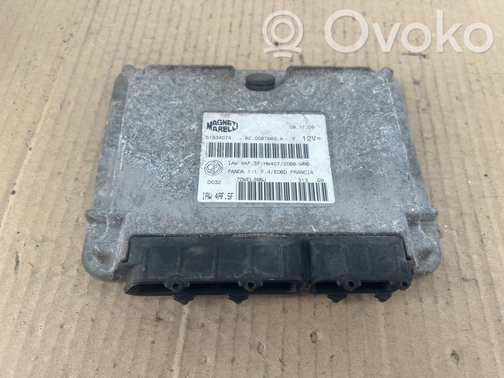 Engine control unit/module   51834074,0097663A,7DWEL39BJ,7DREL39BJ
