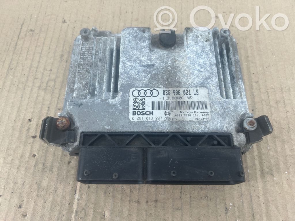 Engine control unit/module   03G906021,0281013297,1039S17176
