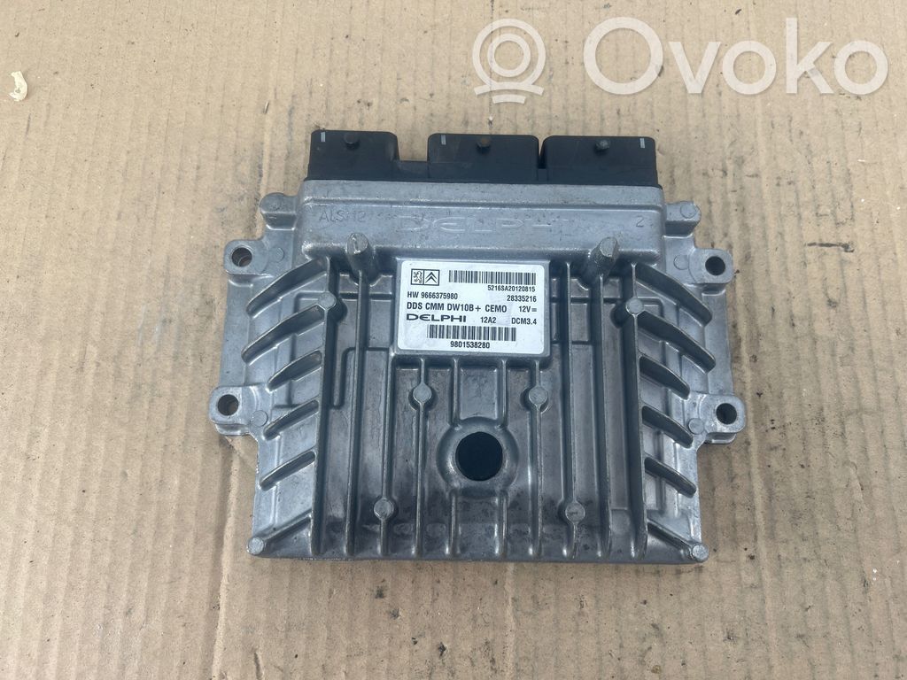 Peugeot 508 Engine control unit/module 