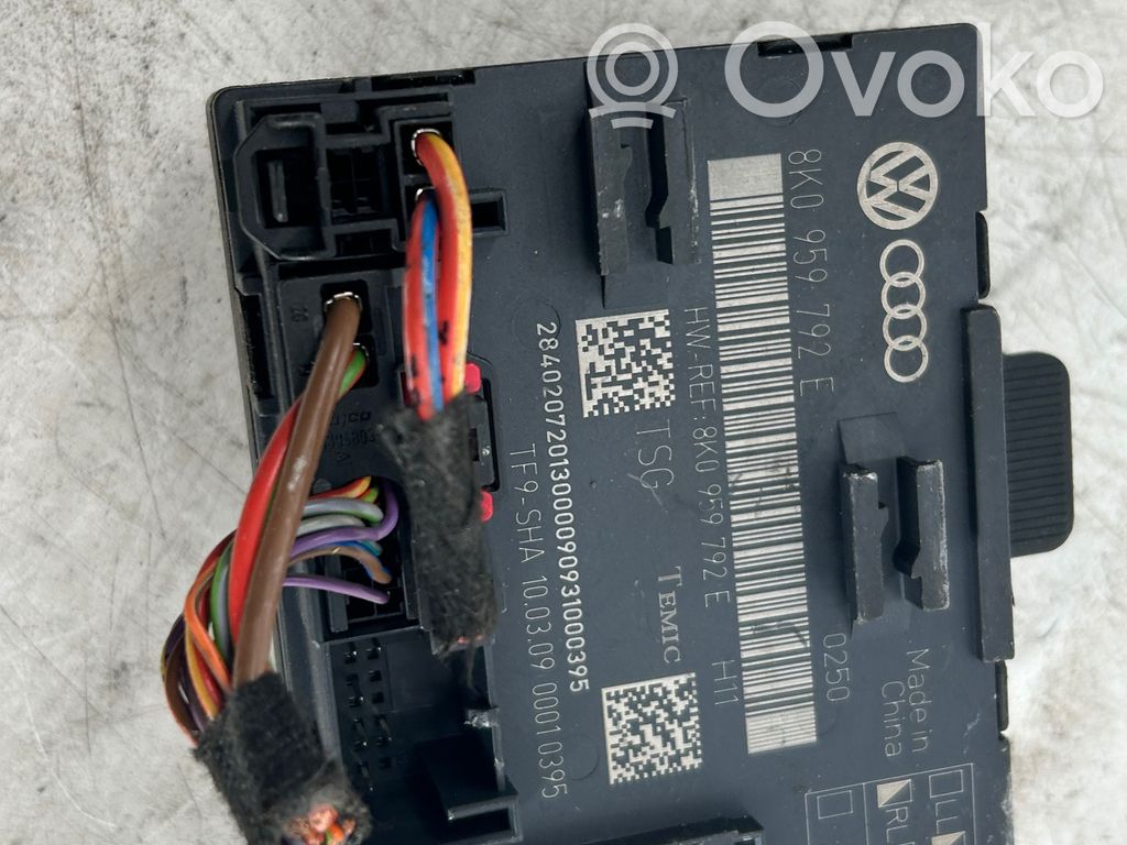 Audi A4 S4 B7 8E 8H Unité de commande module de porte 