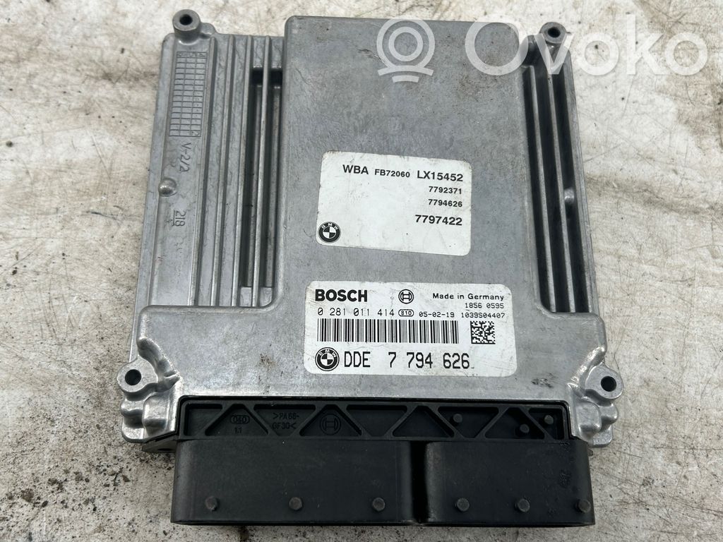 Engine control unit/module   0281011414,7797422,7794626