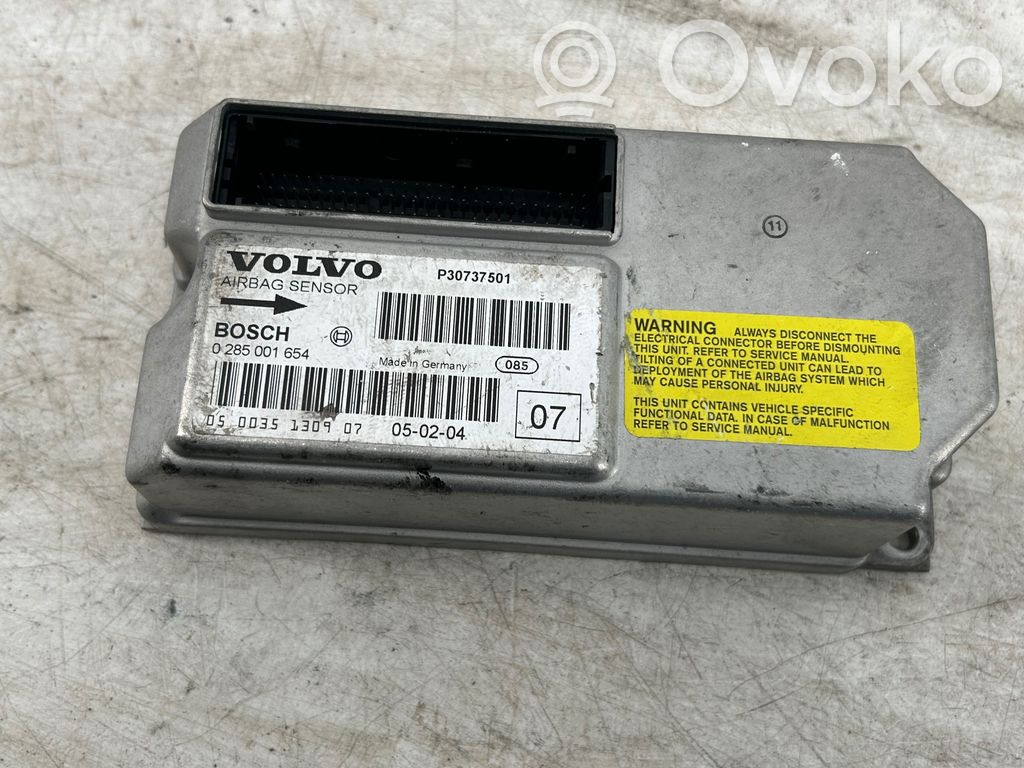 Airbag control unit/module   P30737501,0285001654,050035130907