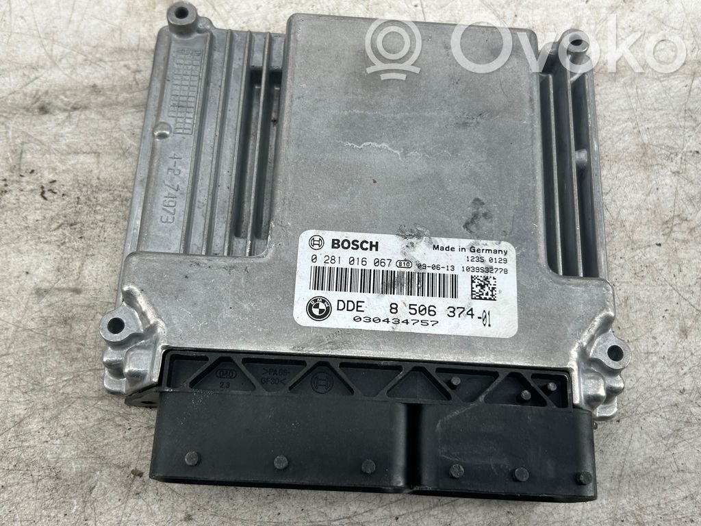 Engine control unit/module   0281016067,8506374,030434757