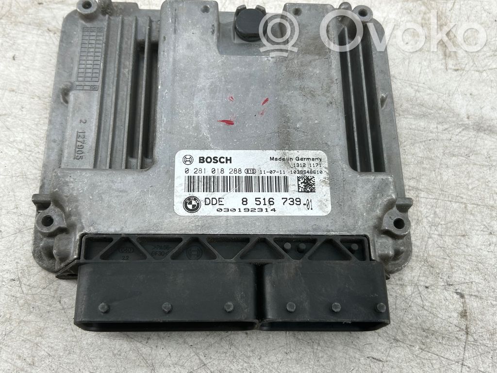 Sterownik / Moduł ECU   DDE8516739,0281018288,030192314