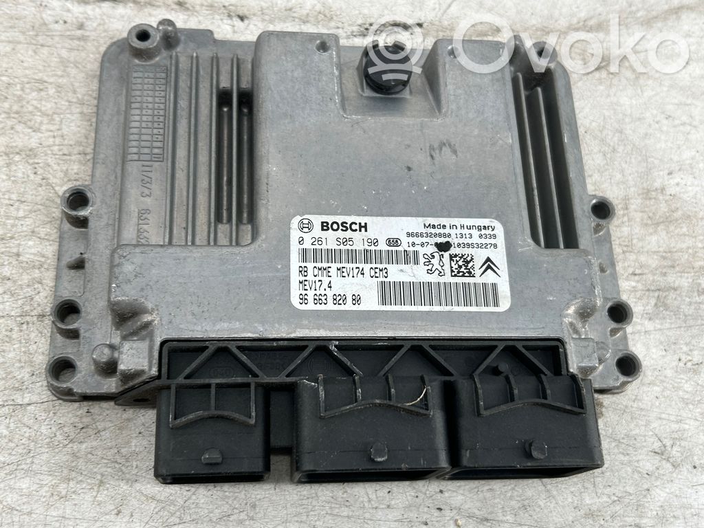 Citroen DS3 Engine control unit/module 
