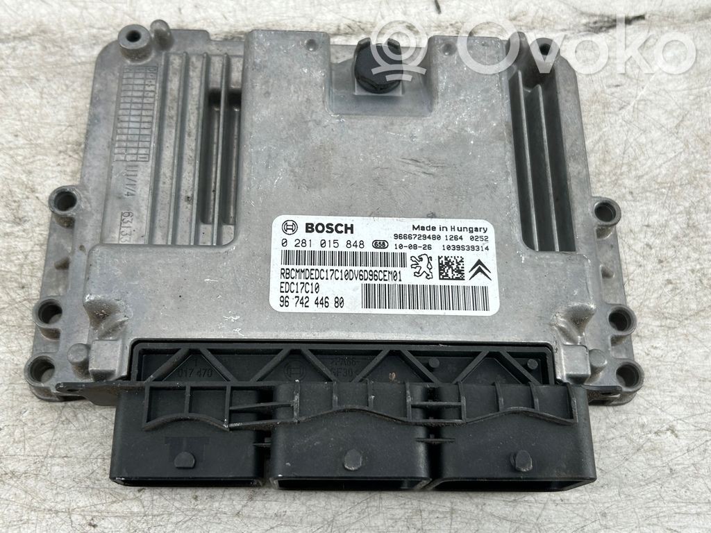 Citroen DS3 Engine control unit/module 