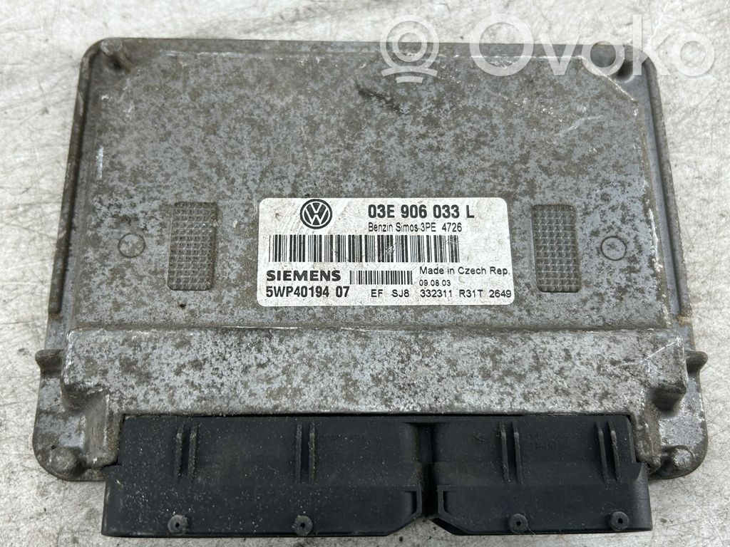 Seat Leon (1P) Engine control unit/module 