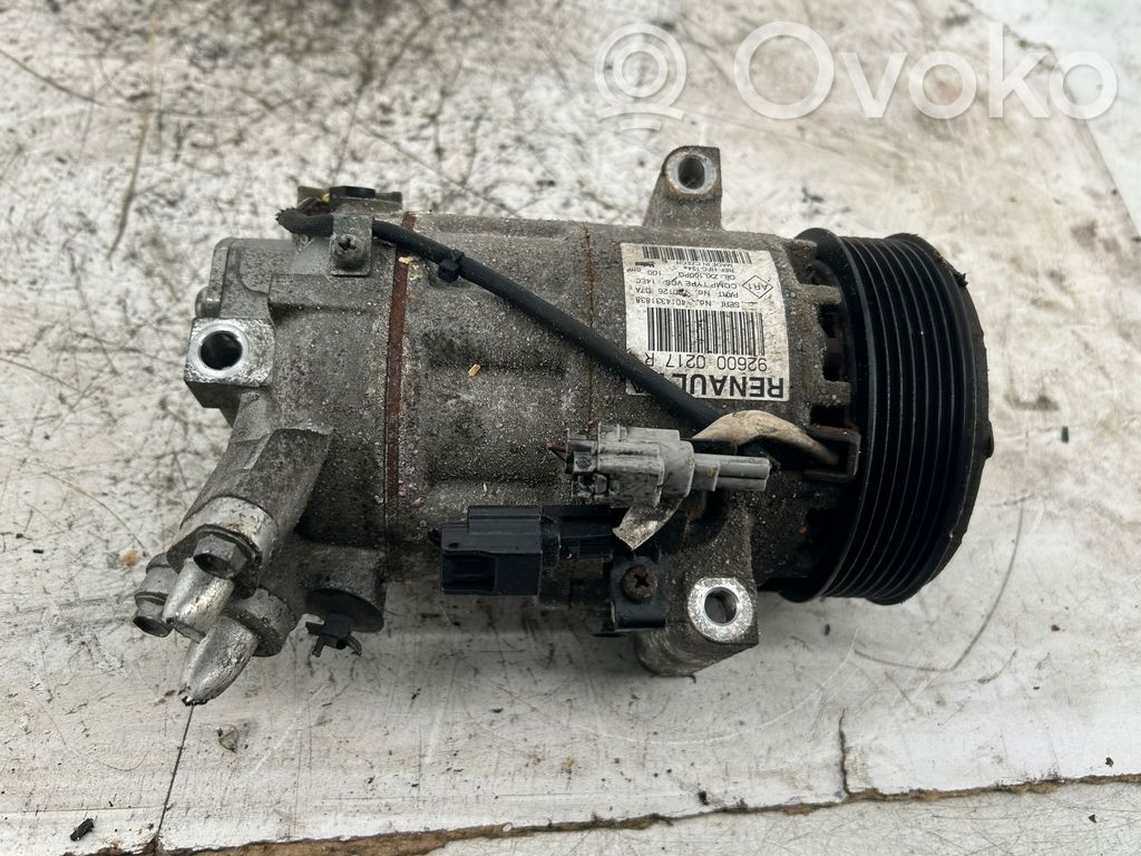 Renault Clio IV Air conditioning (A/C) compressor (pump) 