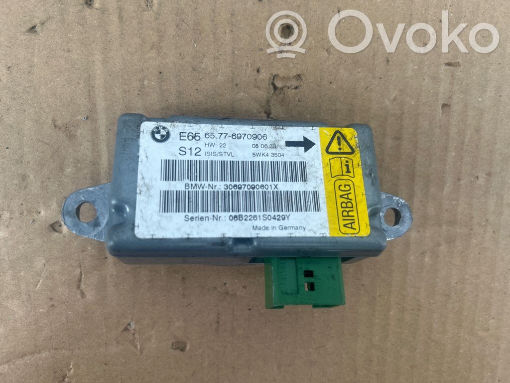 BMW 7 E65 E66 Sensor impacto/accidente para activar Airbag 